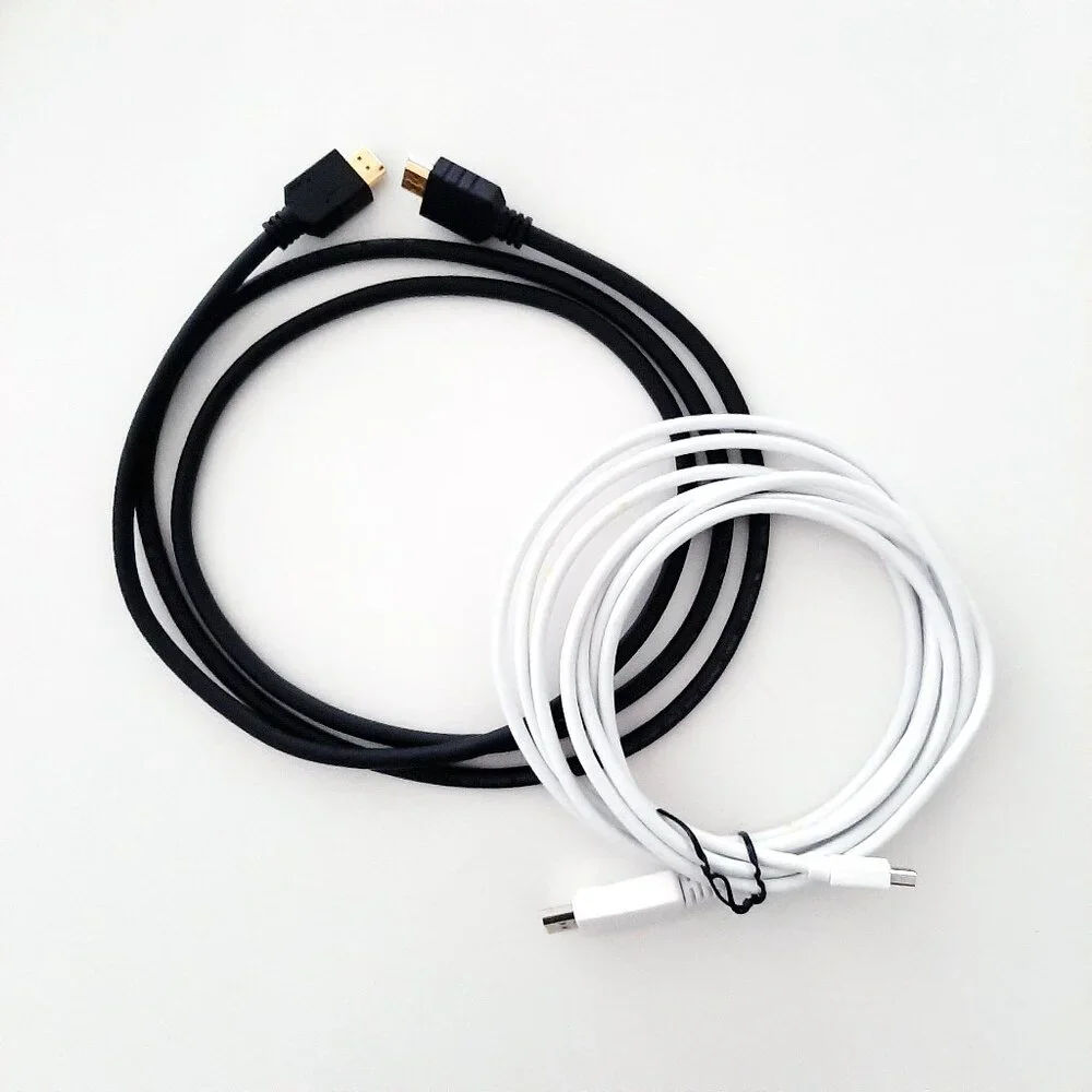 Bundle 19 Cables and Cords (HDMI, USB, VGA, Printer, Telecom, Power)